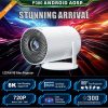 Portable mini projector with Android OS - High-definition home theater experience for movies and presentations