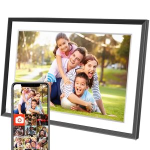 Christmas Gift Frameo 10.1 Inch WiFi Digital Picture Frame，1280 * 800IPS HD Cloud Smart Digital Photo Frame,32GB Storage,